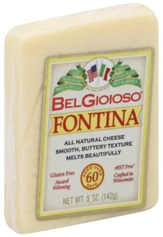 BelGioioso Fontina Cheese - 5 Oz, Nutrition Information | Innit