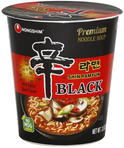 Nongshim Premium, Shin Ramyun Black, Rich Spicy Beef Flavor Noodle