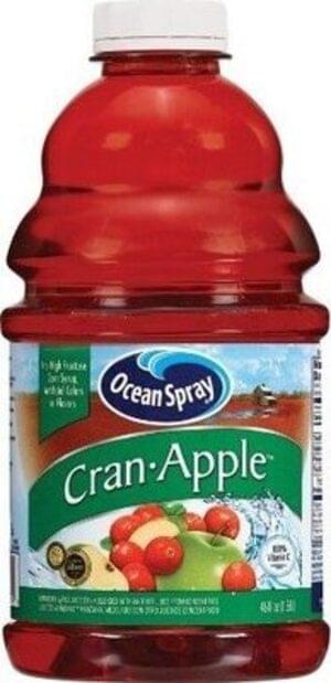 Ocean Spray Cran Apple Juice Drink 46 Fl Oz Nutrition Information