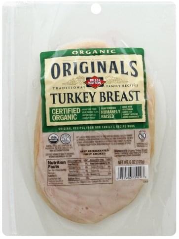 Dietz & Watson Organic Turkey Breast - 6 Oz, Nutrition Information | Innit