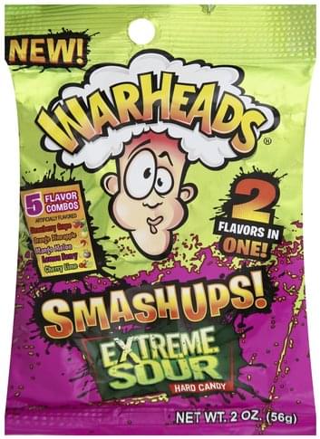 WARHEADS Extreme Sour Hard Candy - 2 Oz, Nutrition Information | Innit