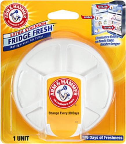 Arm & Hammer Fridge Fresh Refrigerator Air Filter Extra Strength Baking ...