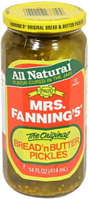 Mrs Fannings Bread And Butter Pickles Where To Buy - Bread Poster
