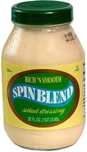 Spin Blend Rich N Smooth Dressing 32 Oz Nutrition Information Innit 0208