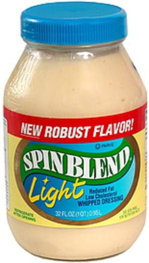 Spin Blend Light Whipped Dressing 32 Oz Nutrition Information Innit 0746