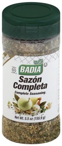 Badia Complete Seasoning - 5.5 oz, Nutrition Information | Innit