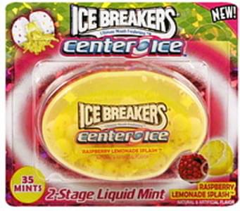 Ice Breakers Raspberry Lemonade Splash 2-Stage Liquid Mint - 35 ea ...