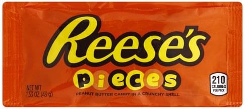 REESE'S PIECES Peanut Butter Candy, 1.53 oz