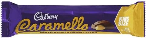 Cadbury Caramello, King Size Candy Bar - 2.7 oz, Nutrition Information ...