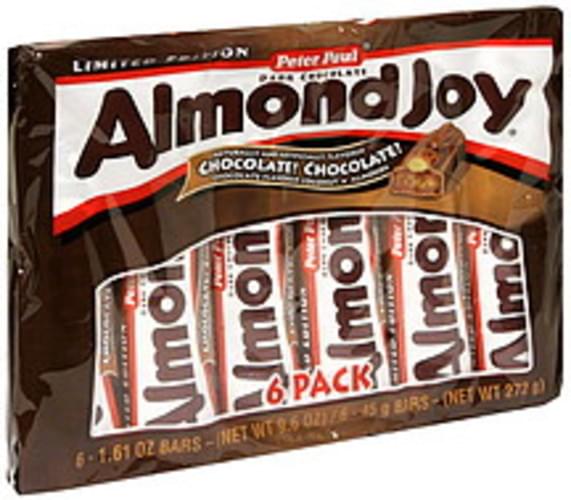 Almond Joy Dark Chocolate Candy Bars - 6 ea, Nutrition Information | Innit