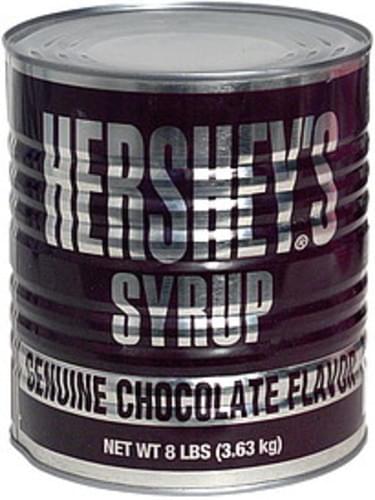 Hershey's Genuine Chocolate Flavor Syrup - 8 lb, Nutrition Information ...