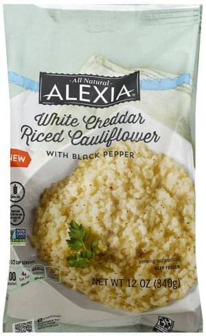 Alexia White Cheddar, with Black Pepper Riced Cauliflower - 12 oz ...