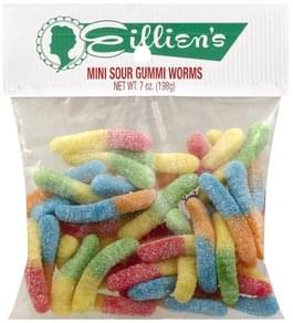 Eilliens Mini, Sour Gummi Worms - 7 oz, Nutrition Information | Innit