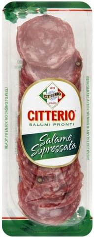 Citterio Sopressata Salame - 3 oz, Nutrition Information | Innit