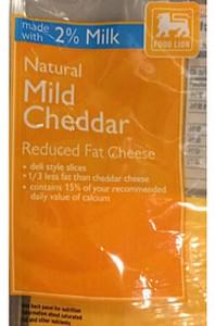 Food Lion Mild Cheddar Cheese - 21 G, Nutrition Information | Innit