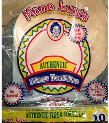 Mama Lupe's Flour Tortillas - 51 G, Nutrition Information | Innit