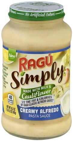 Ragu Creamy Alfredo Pasta Sauce 16 2 Oz Nutrition Information Innit