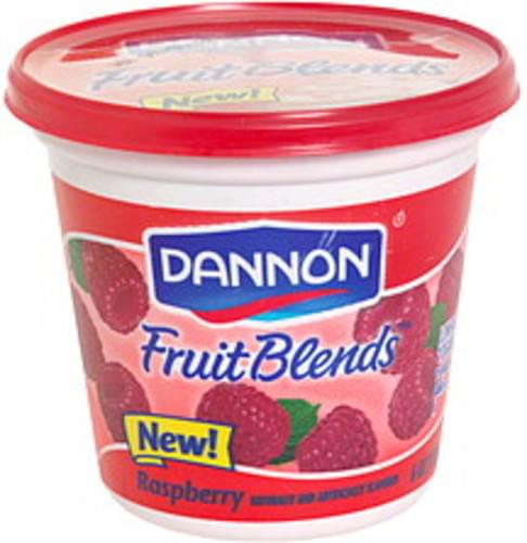 Dannon Raspberry Lowfat Yogurt 6 Oz Nutrition Information Innit 