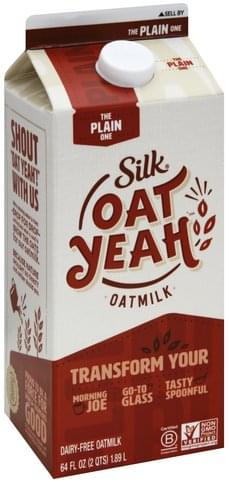 Silk Dairy-free OatMilk - 64 Oz, Nutrition Information | Innit