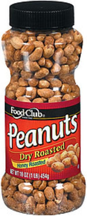 Food Club Honey Roasted Peanuts 16 Oz Nutrition Information Innit