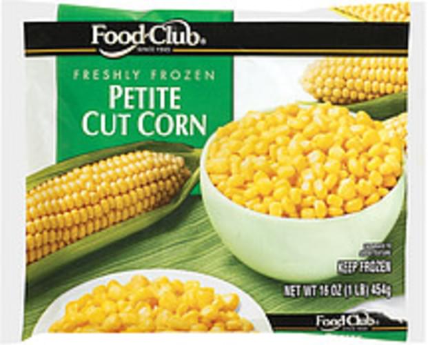 Food Club Petite Cut Corn - 16 oz, Nutrition Information | Innit