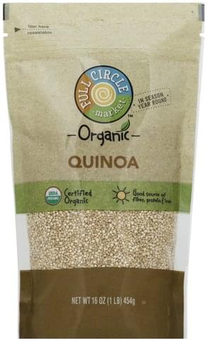 Full Circle Quinoa - 16 Oz, Nutrition Information 