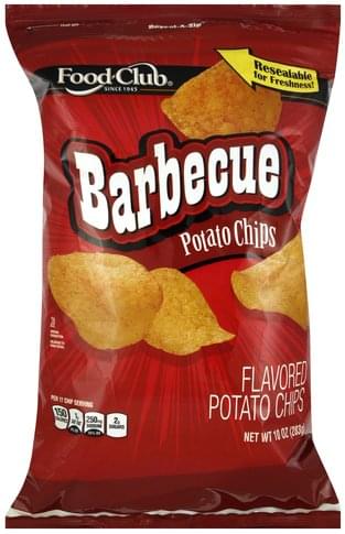 Food Club Barbecue Potato Chips - 10 oz, Nutrition Information | Innit