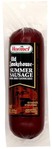 hormel turkey sausage nutrition