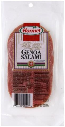 Hormel Genoa Salami 3 5 Oz Nutrition Information Innit