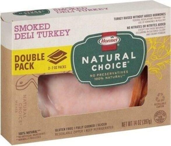 Hormel Natural Choice Smoked Deli Turkey 14 Oz Nutrition Information Innit