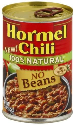 Hormel No Beans Chili - 15 Oz, Nutrition Information | Innit