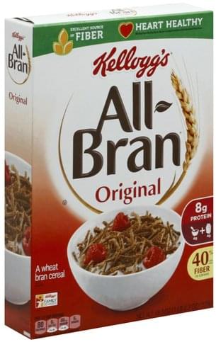 All Bran Original Cereal - 18.3 oz, Nutrition Information | Innit