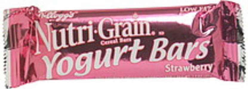 Nutri Grain Strawberry Yogurt Bars 1 3 Oz Nutrition Information Innit