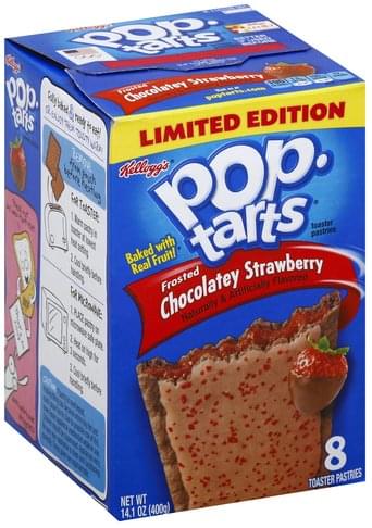 Pop Tarts Frosted Chocolatey Strawberry Toaster Pastries - 8 Ea 