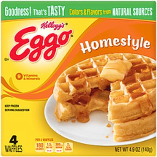 Eggo Homestyle Waffles 4 9 Oz Nutrition Information Innit