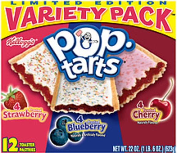 Kelloggs Limited Edition Variety Pack Frosted Strawberry Frosted Blueberry Frosted Cherry 