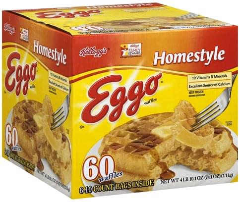 Eggo Homestyle Waffles 60 Ea Nutrition Information Innit