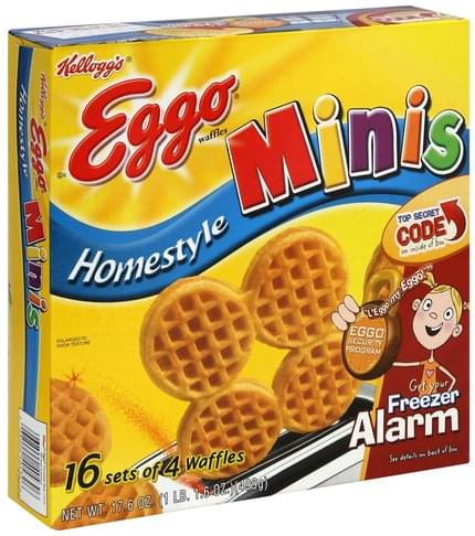 Eggo Homestyle Minis Waffles 16 Ea Nutrition Information Innit