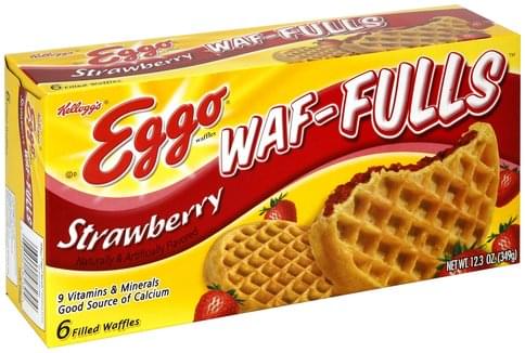 Eggo Strawberry Filled Waffles - 6 ea, Nutrition Information | Innit