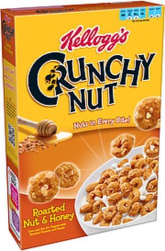 Kellogg S Crunchy Nut Roasted Nut Honey Cereal 13 6 Oz Nutrition Information Innit