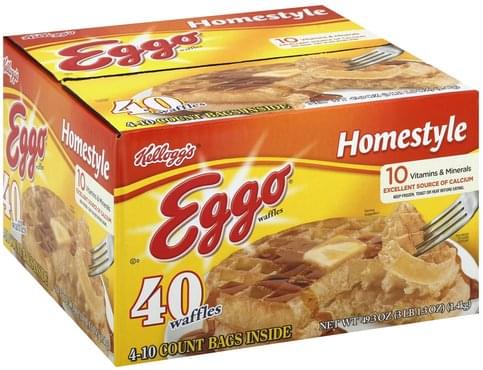 Eggo Homestyle Waffles 40 Ea Nutrition Information Innit
