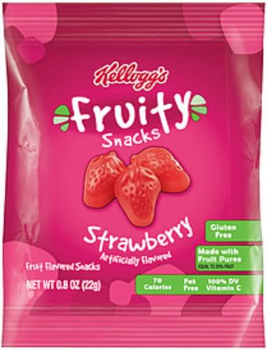 Kellogg's Fruity Snacks Strawberry Fruit Flavored Snacks - 0.8 oz ...