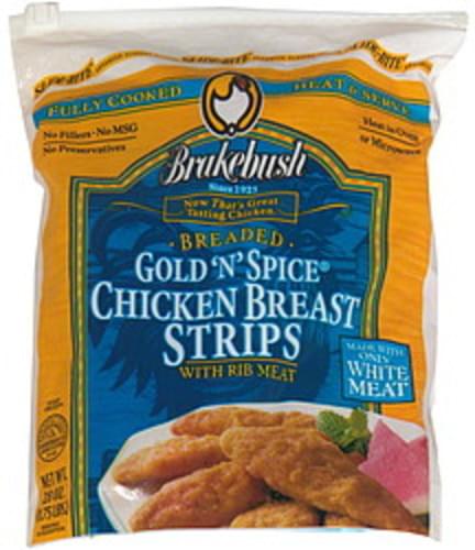 Brakebush with Rib Meat Breaded Chicken Breast Strips - 28 oz ...