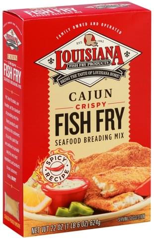 Louisiana Fish Fry Products Seafood, Cajun, Spicy Recipe Breading Mix ...
