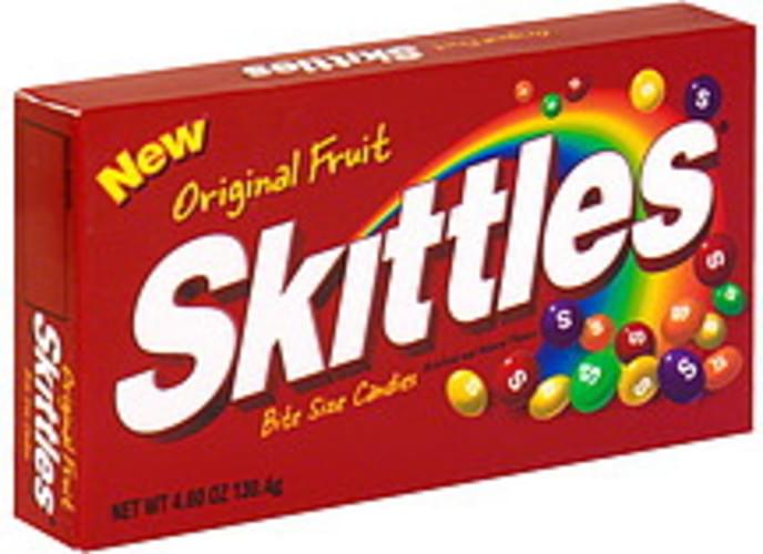 Skittles Original Fruit Bite Size Candies - 4.6 oz, Nutrition ...