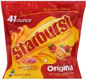 Starburst Baja California Fruit Chews - 16 oz, Nutrition Information ...