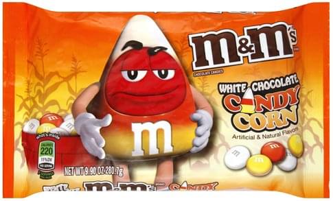 M & M White Chocolate Candy Corn Chocolate Candies - 9.9 oz, Nutrition ...