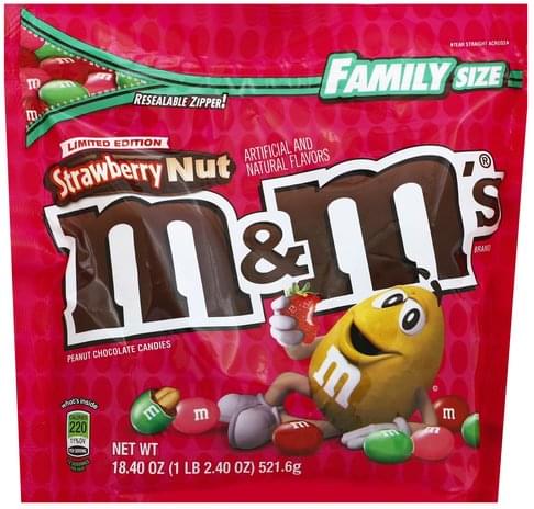 M&M'S Chocolate Candies, Peanut, Family Size