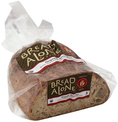 Bread Alone Bakery Organic, Sour Rye Bread - 22 Oz, Nutrition 