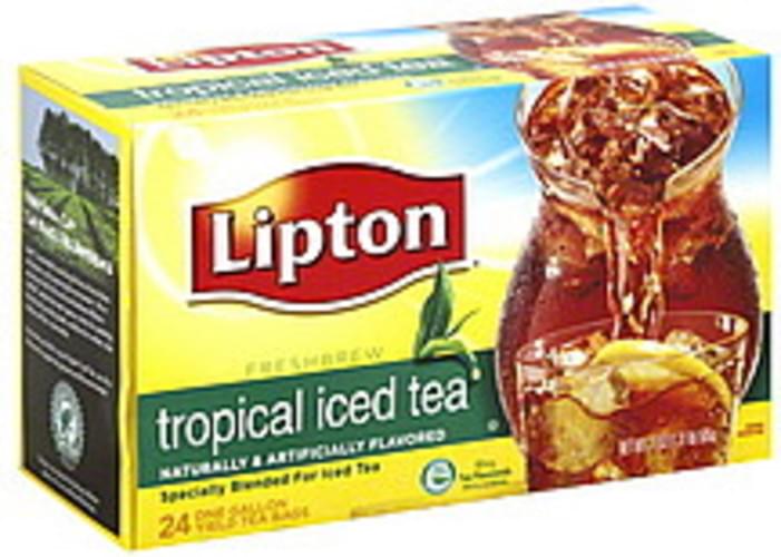 Lipton Tropical, Bags Iced Tea - 24 Ea, Nutrition Information | Innit